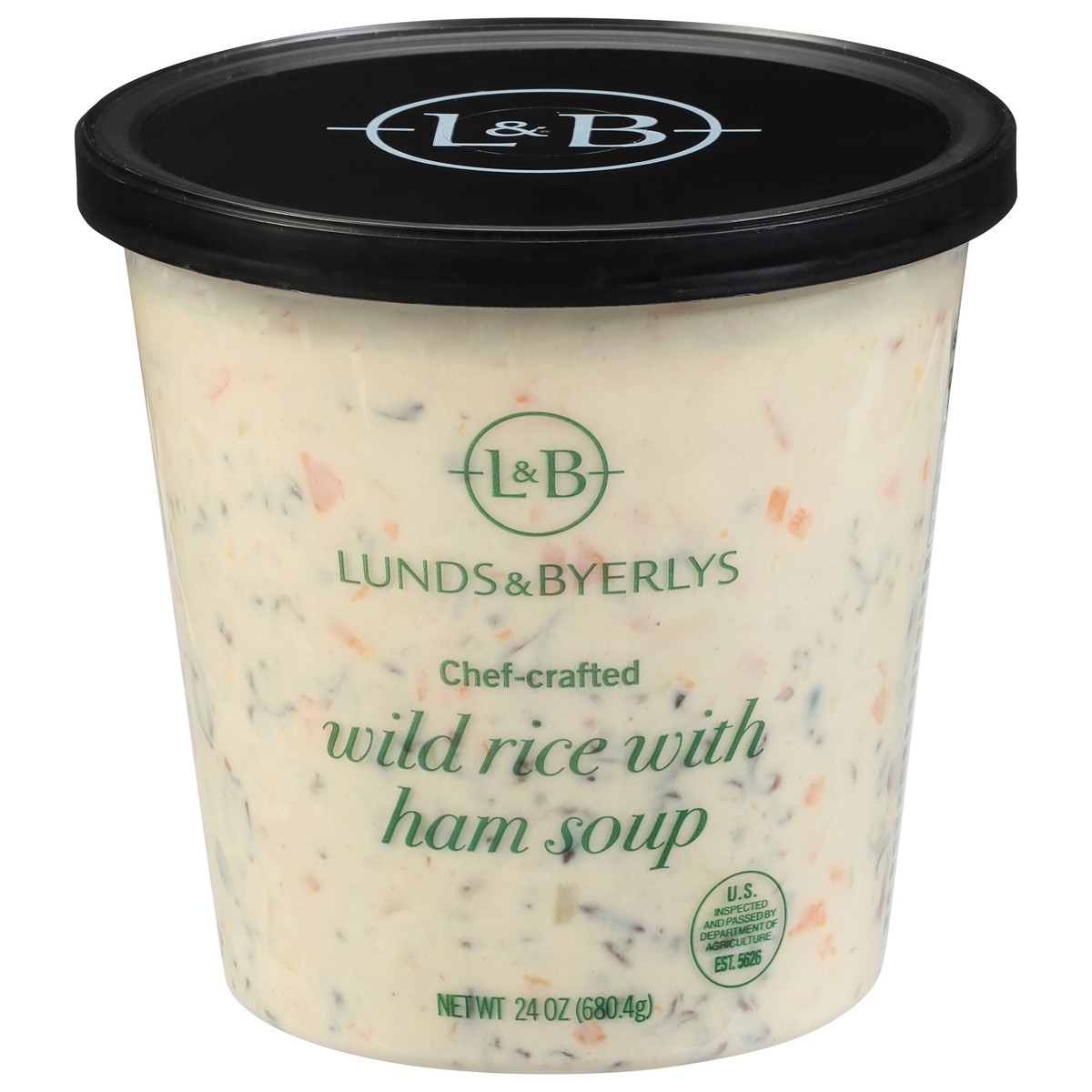 slide 1 of 4, Lunds & Byerlys Wild Rice with Ham Soup 24 oz, 24 oz