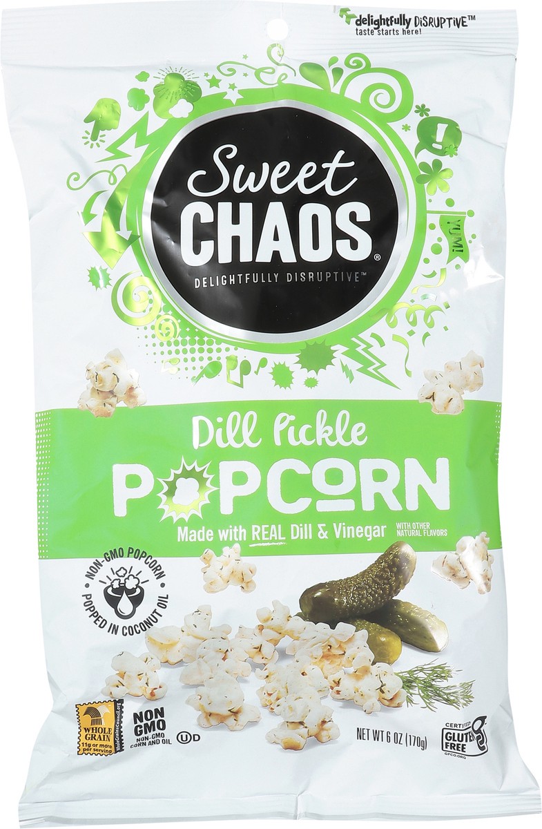 slide 7 of 15, Sweet Chaos Dill Pickle Popcorn 6 oz, 6 oz