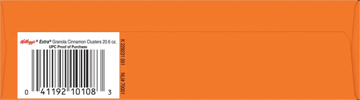 slide 7 of 14, Extra Kellogg's Extra Granola Cereal, Fiber Cereal, Family Breakfast, Cinnamon, 20.6oz Box, 1 Box, 20.6 oz