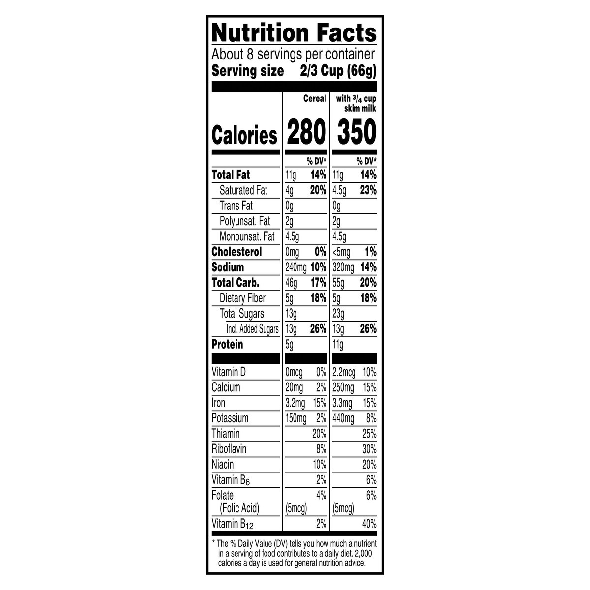 slide 14 of 14, Extra Kellogg's Extra Granola Cereal, Fiber Cereal, Family Breakfast, Cinnamon, 20.6oz Box, 1 Box, 20.6 oz