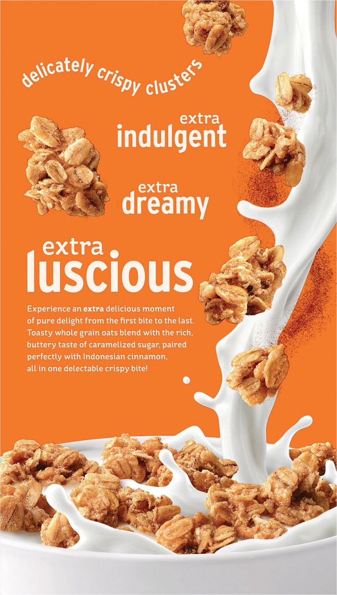 slide 8 of 14, Extra Kellogg's Extra Granola Cereal, Fiber Cereal, Family Breakfast, Cinnamon, 20.6oz Box, 1 Box, 20.6 oz