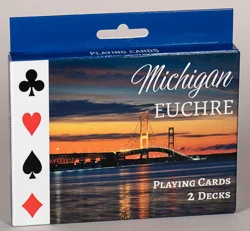 Playing Cards Michigan Euchre Set