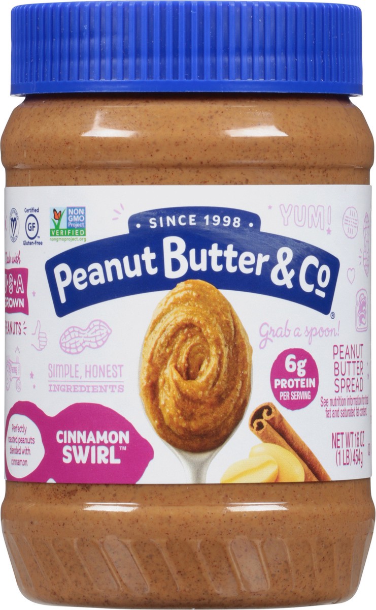 slide 8 of 9, Peanut Butter & Co. Cinnamon Swirl Peanut Butter Spread - 16 oz, 16 oz