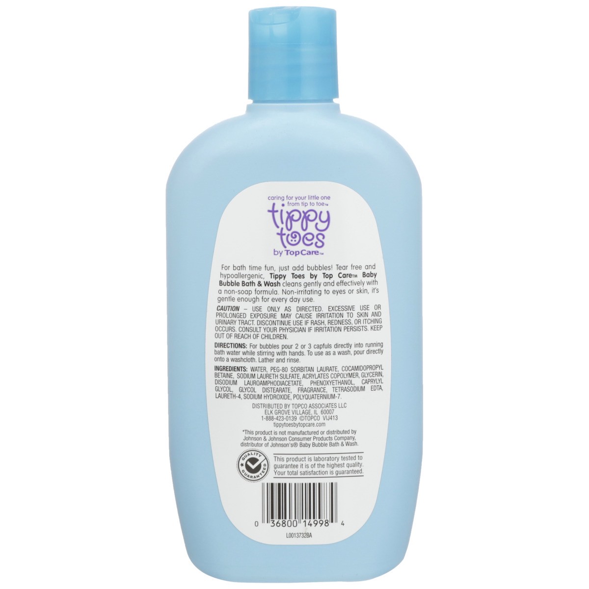 slide 5 of 11, Tippy Toes Baby Bubble Bath & Wash For Fun In The Tub, 15 fl oz