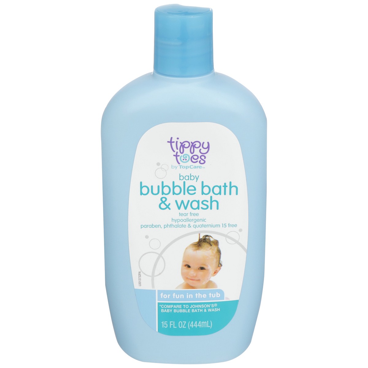 slide 1 of 11, Tippy Toes Baby Bubble Bath & Wash For Fun In The Tub, 15 fl oz