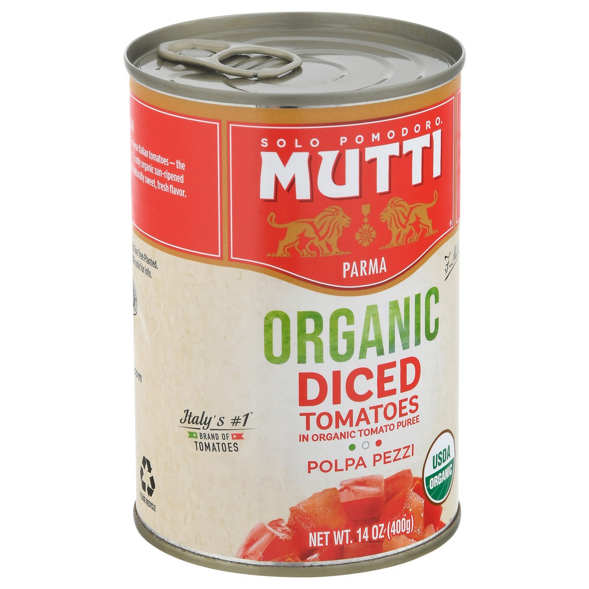 slide 7 of 9, Mutti Organic Diced Tomatoes 14 oz, 14 oz