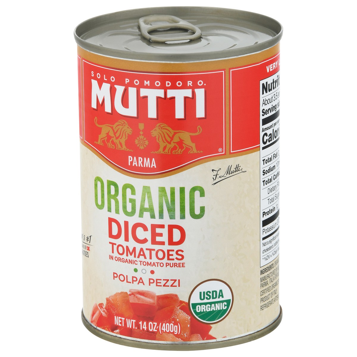 slide 9 of 9, Mutti Organic Diced Tomatoes 14 oz, 14 oz