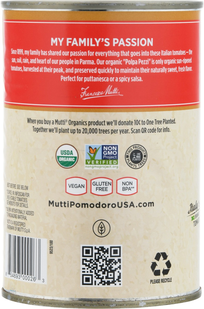 slide 2 of 9, Mutti Organic Diced Tomatoes 14 oz, 14 oz