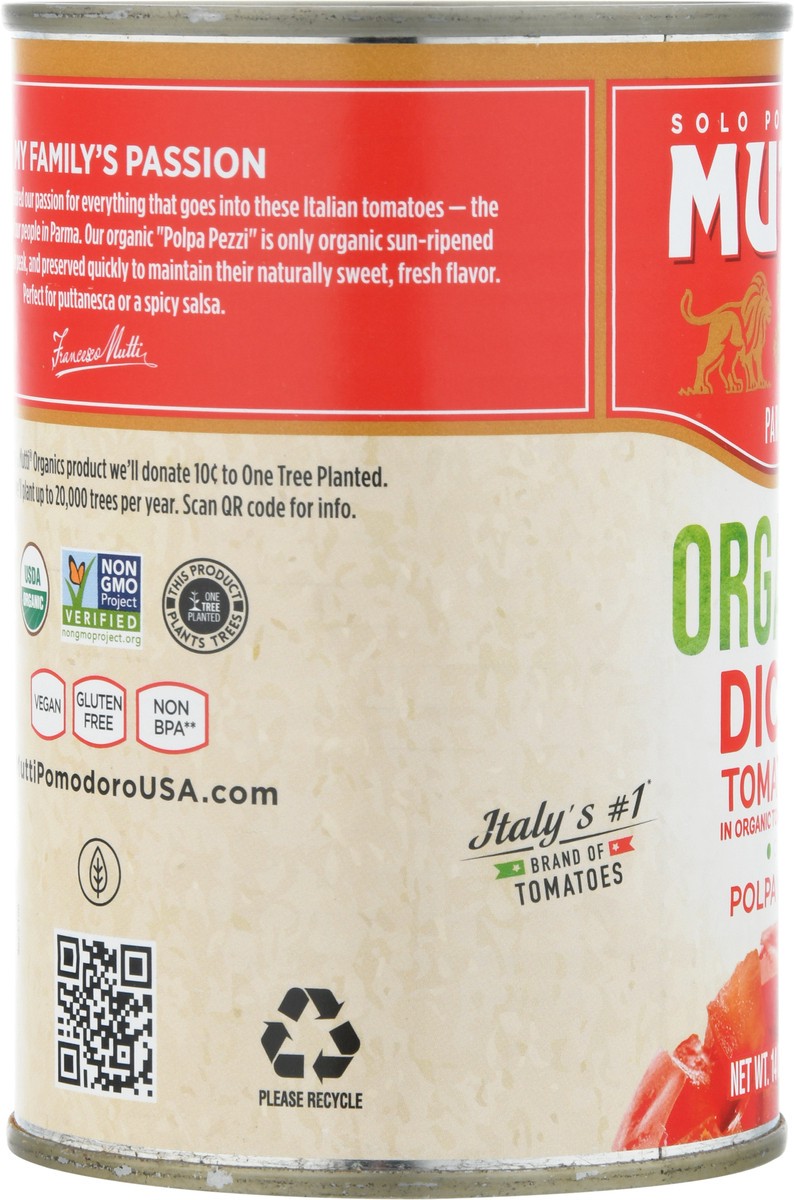 slide 5 of 9, Mutti Organic Diced Tomatoes 14 oz, 14 oz