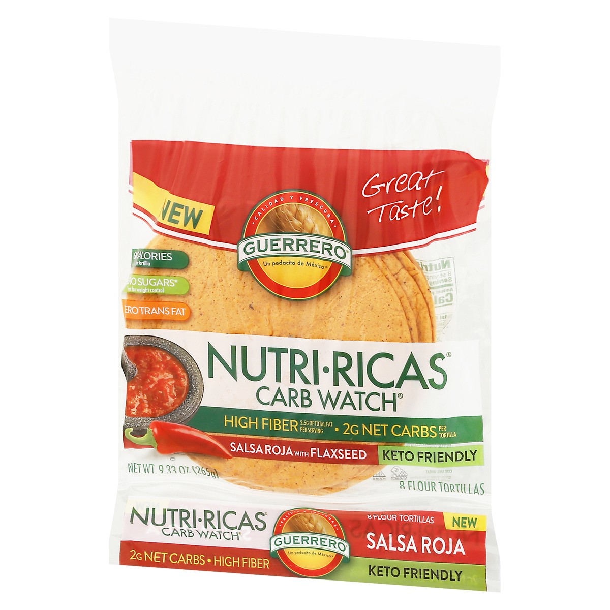 slide 9 of 9, Guerrero Tortillas Corn White Maiz Blanco King Size Bag 60 Count - 75 Oz, 60 ct