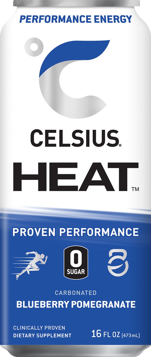 slide 6 of 6, Celsius Blueberry Pomeg Pre Workout Drink, 16 fl oz