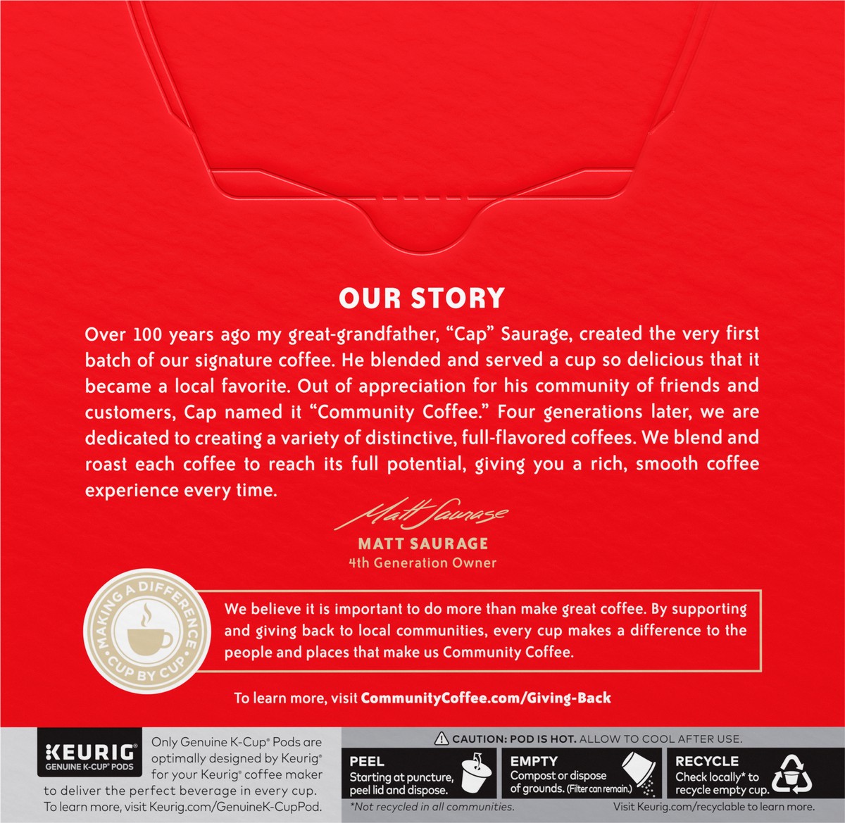 slide 8 of 10, Community Coffee House Blend, 32 ct