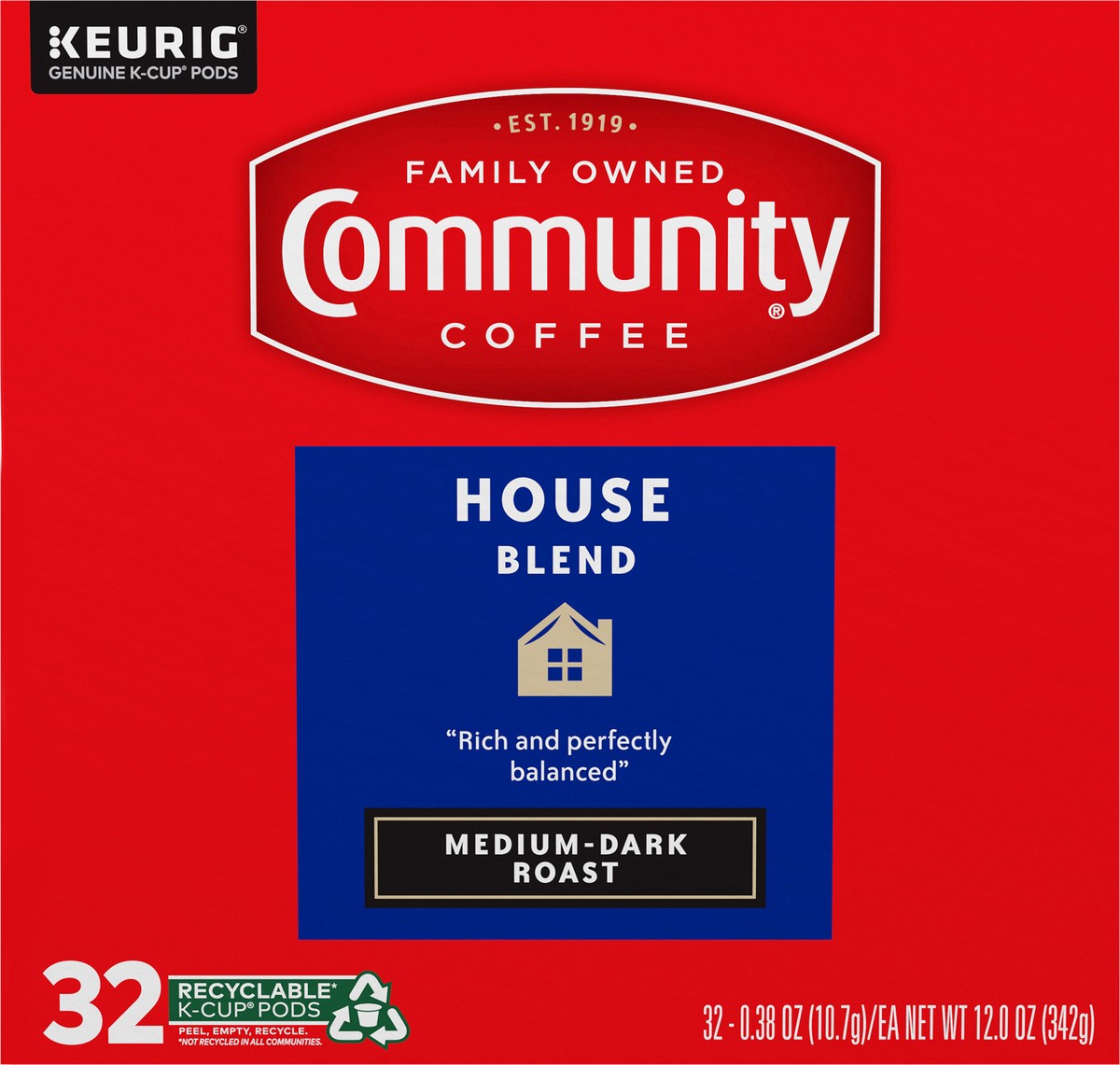 slide 2 of 10, Community Coffee House Blend, 32 ct