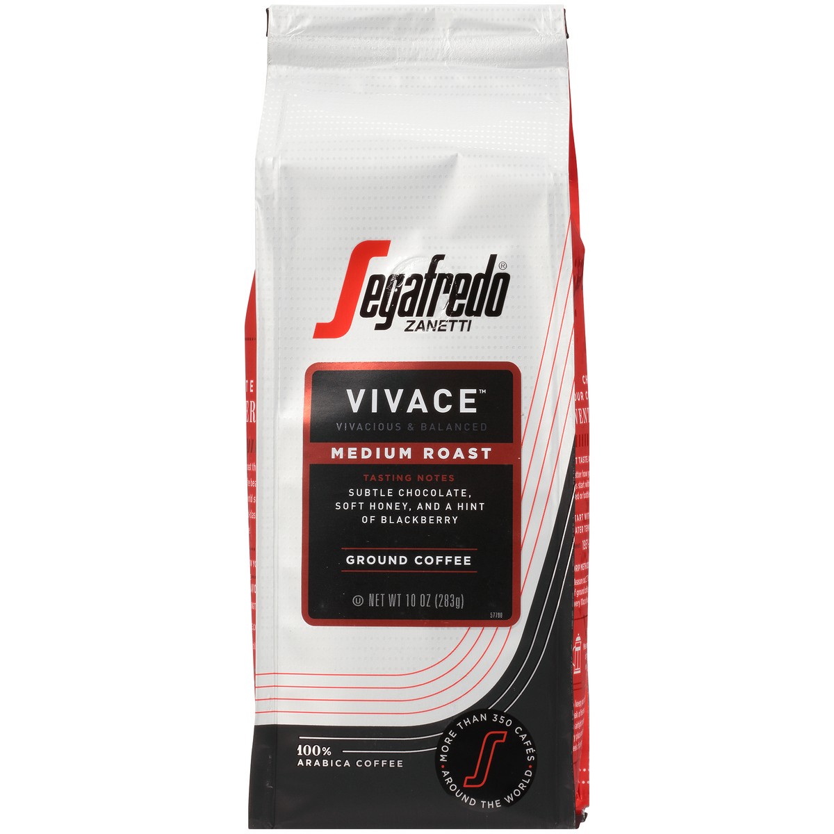 slide 1 of 13, Segafredo Zanetti Vivace Medium Roast Ground Coffee - 10 oz, 10 oz