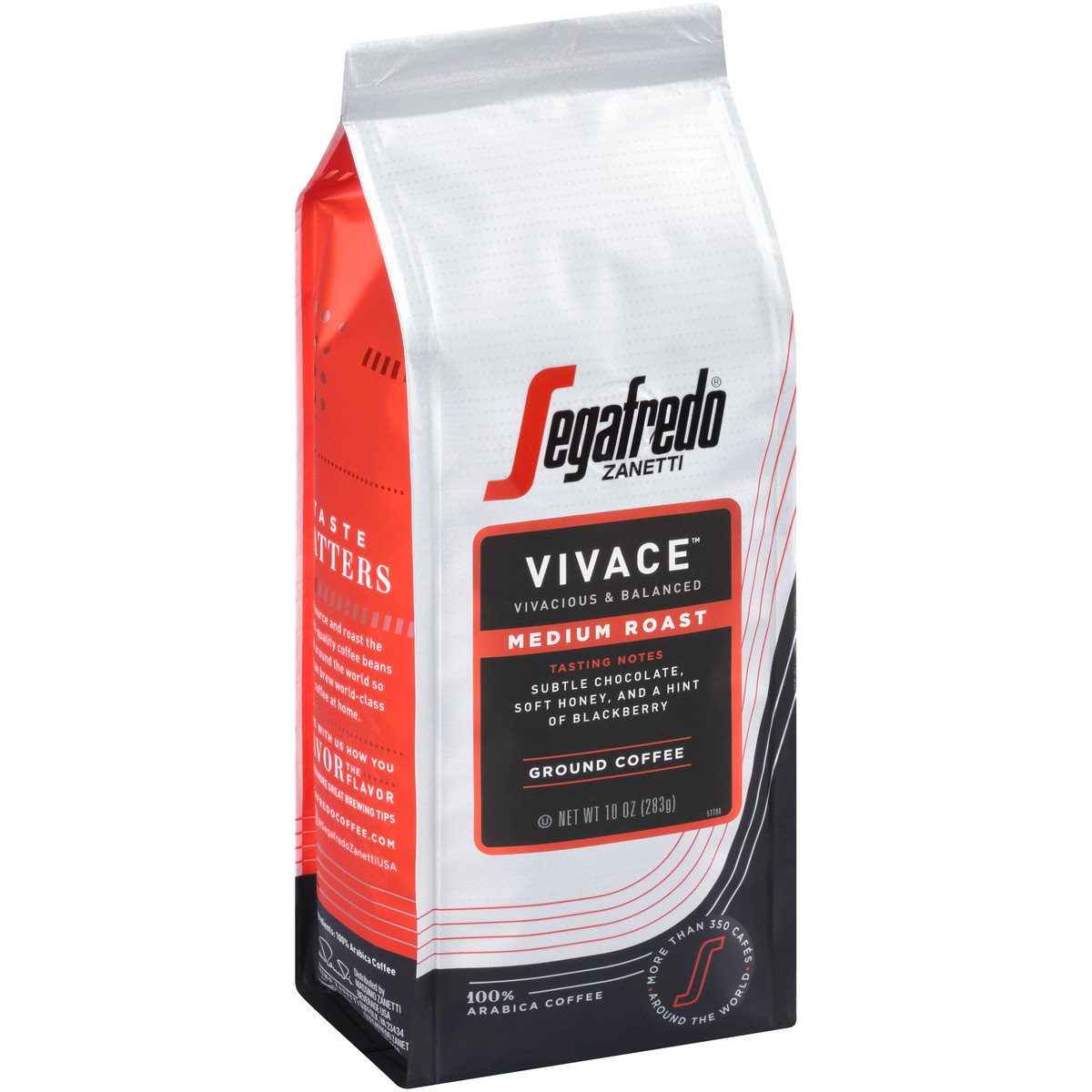 slide 13 of 13, Segafredo Zanetti Vivace Medium Roast Ground Coffee - 10 oz, 10 oz