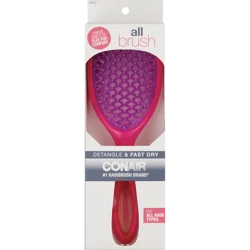 Conair Vented Paddle Allbrush, Pink