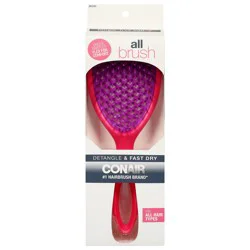Conair Vented Paddle Allbrush, Pink