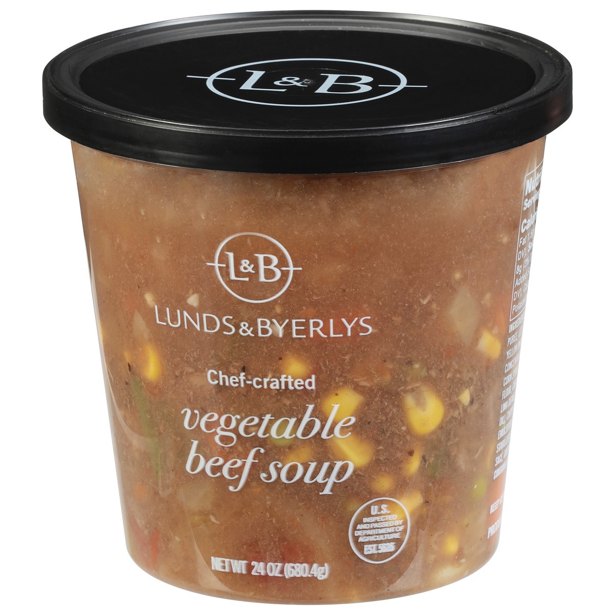 slide 2 of 4, Lunds & Byerlys Vegetable Beef Soup 24 oz, 24 oz