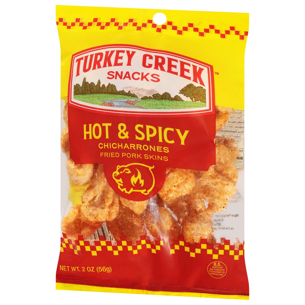 slide 9 of 13, Turkey Creek Hot & Spicy Chicharrones 2 oz, 2 oz