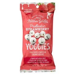Nature's Garden Snacks Probiotic Yoggies Strawberry Fruit Snacks Bag - 1.8oz
