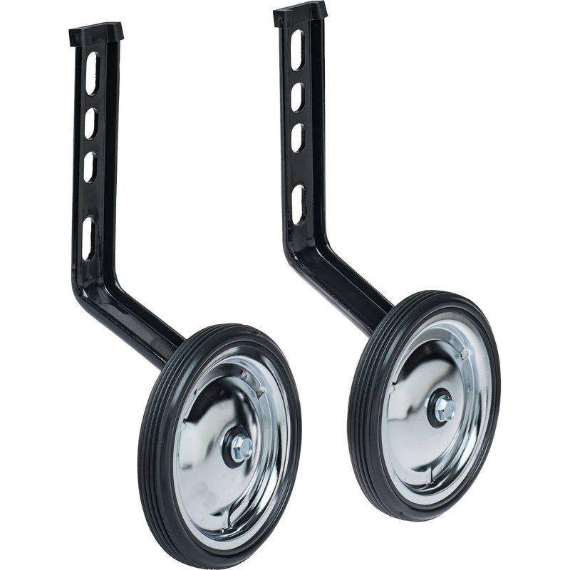 slide 1 of 10, Raskullz Bike Training Wheels - Black, 1 ct