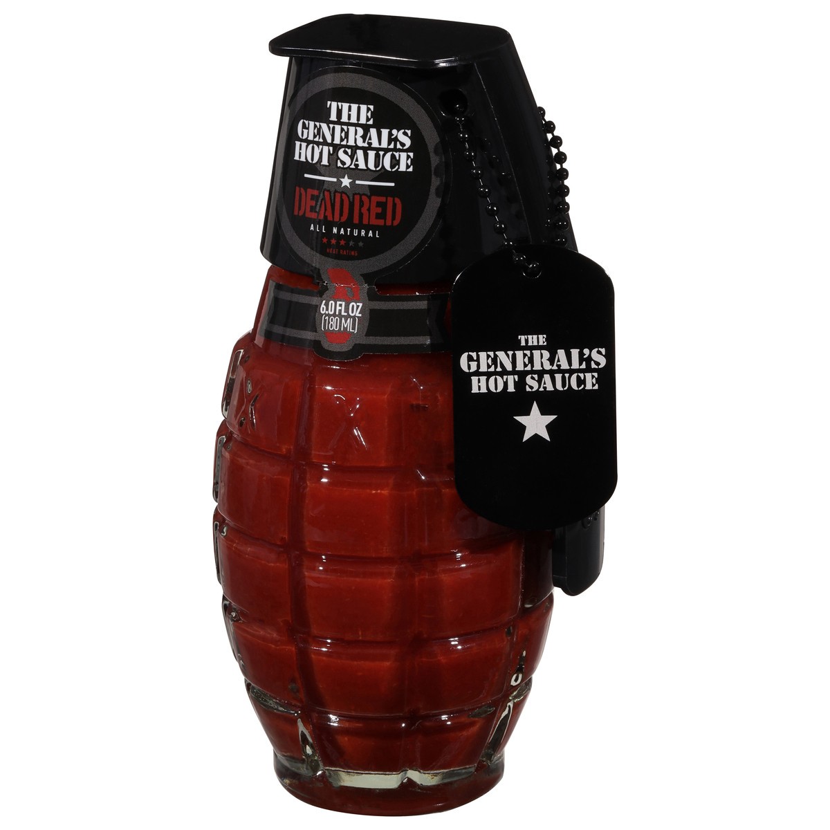 slide 4 of 9, The General's Hot Sauce The General's Dead Red Hot Sauce, 6 oz