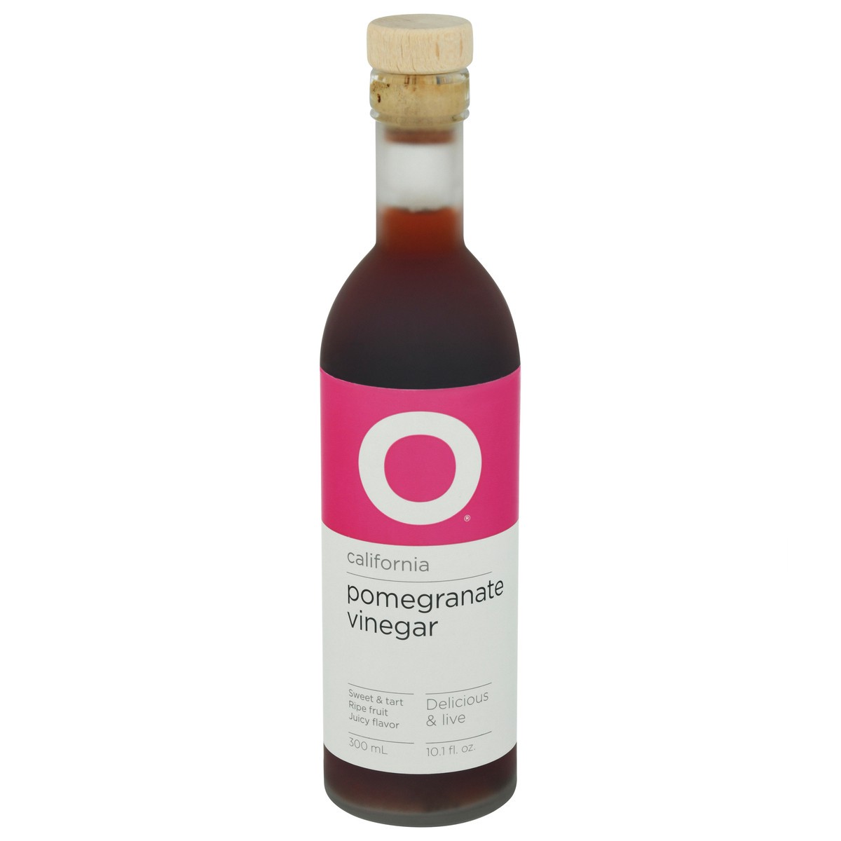 slide 13 of 14, O California Pomegranate Vinegar 10.1 fl oz, 10.1 fl oz