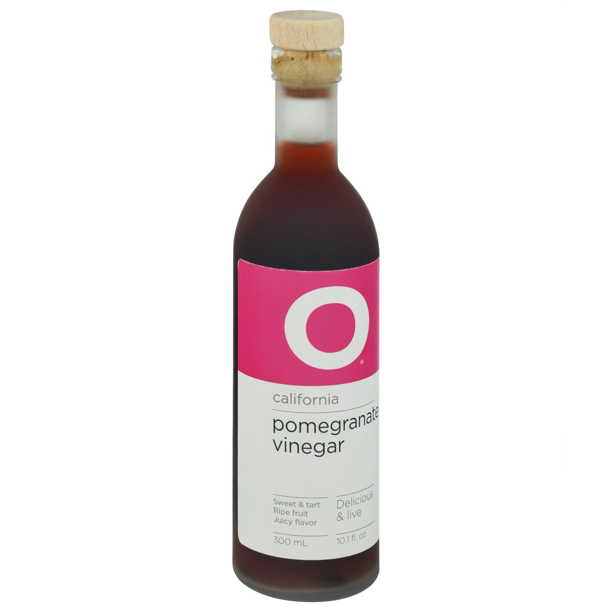 slide 6 of 14, O California Pomegranate Vinegar 10.1 fl oz, 10.1 fl oz