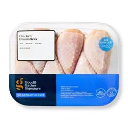No Antibiotics Ever Air Chilled Chicken Drumsticks - 1.25-2.50lbs - price per lb - Good & Gather™