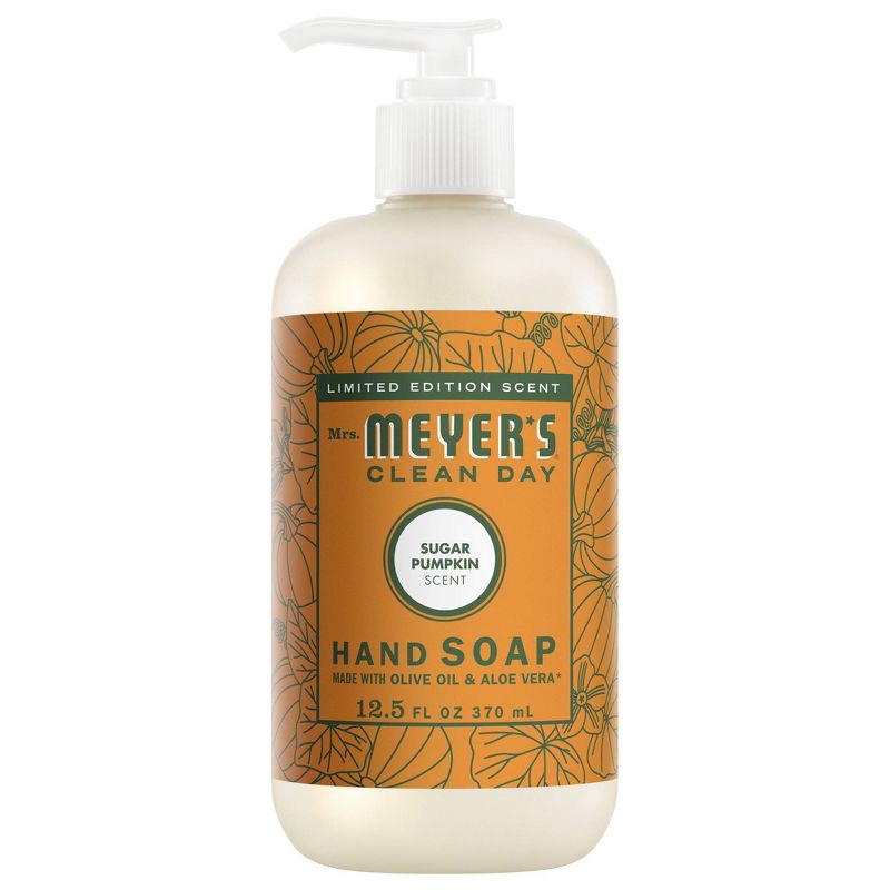 slide 1 of 7, Mrs. Meyer's Clean Day Gel Hand Soap - Sugar Pumpkin - 12.5 fl oz, 12.5 fl oz