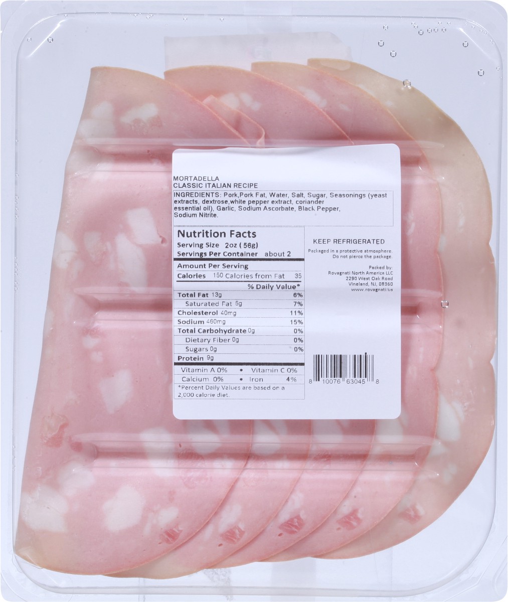 slide 4 of 9, Rovagnati Classic Italian Recipe Mortadella 4 oz, 4 oz