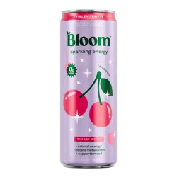 BLOOM NUTRITION Sparkling Energy Shirley Temple - 12 fl oz: Caffeinated