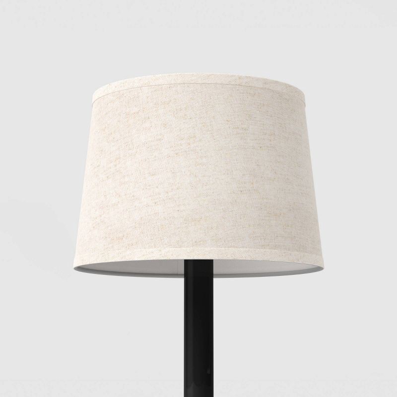 slide 1 of 5, 9" Textured Trim Lamp Shade Cream - Threshold™, 9 in