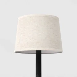 9" Textured Trim Lamp Shade Cream - Threshold™
