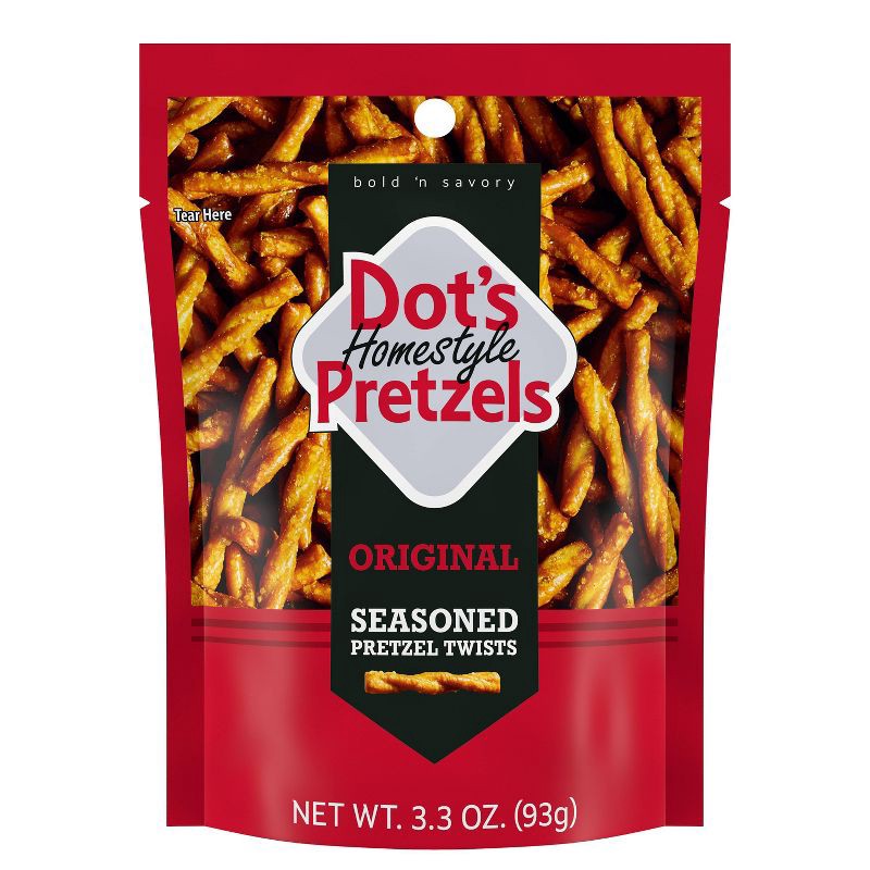 slide 1 of 4, Dot's Homestyle Pretzels Original - 3.3oz, 3.3 oz