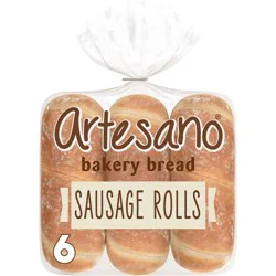 Artesano White Sausage Rolls - 15oz/6ct