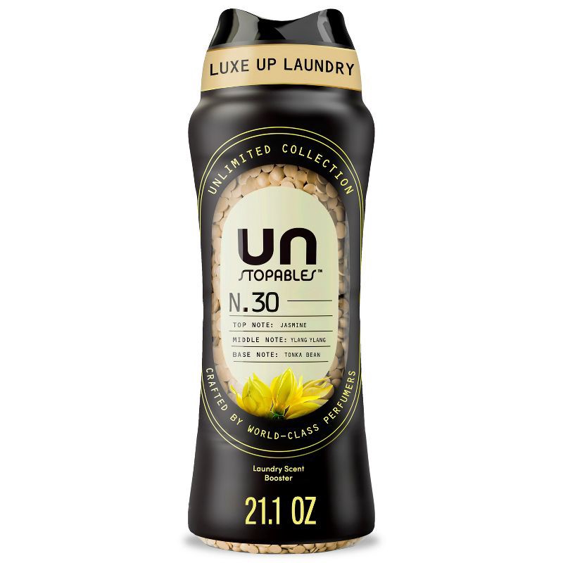 slide 1 of 10, Downy Unstopables Jasmine N30 Yellow Unlimited Collection Beads Scent Boosters - 21.1oz, 21.1 oz