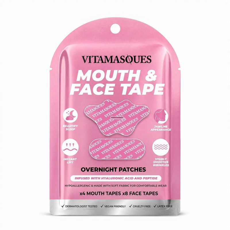 slide 1 of 4, Vitamasques 2 pair Mouth + Tape Intro Pack Face Mask - 16ct, 16 ct