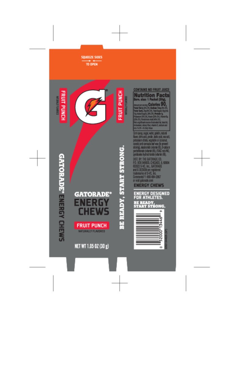 slide 9 of 12, Gatorade Energy Chews Fruit Punch 1 Oz, 1.05 oz