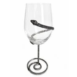 Madison Home Halloween Snake Stemmed Wine Glass