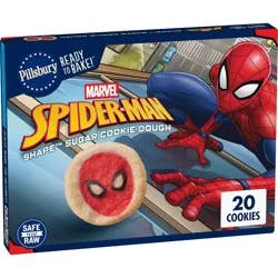Pillsbury Spiderman Shape Cookies - 9.1oz