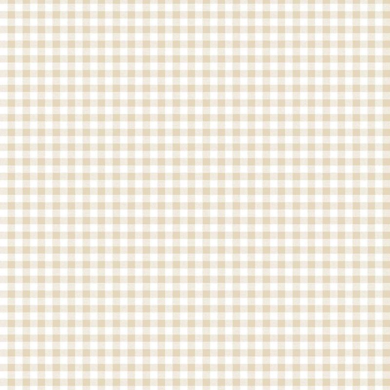 slide 1 of 6, Tempaper & Co. Peel and Stick Wallpaper Gingham Beige, 1 ct