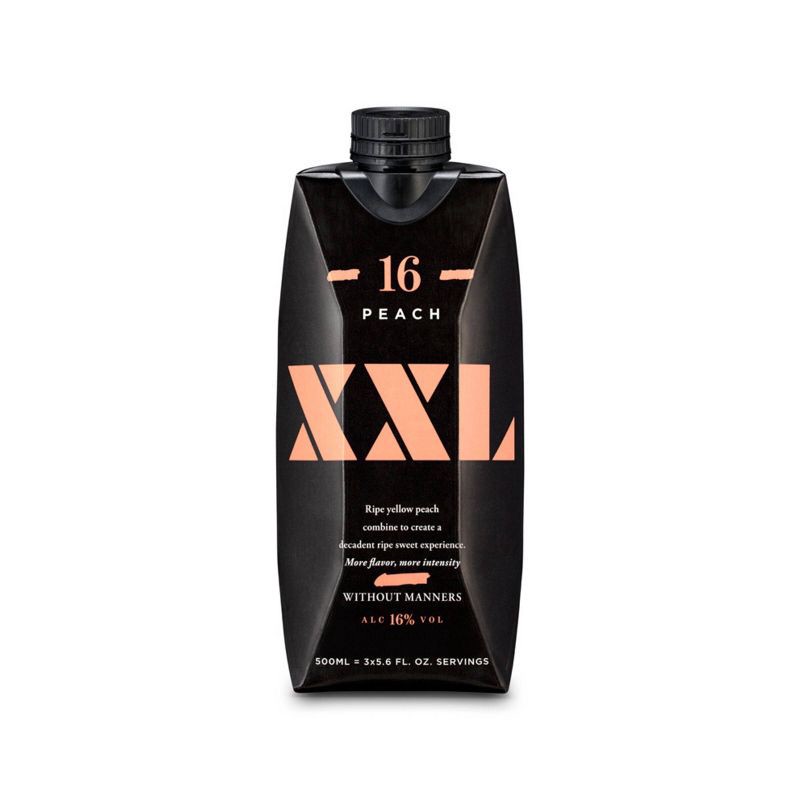slide 1 of 5, XXL Peach Moscato Fruit Wine - 500ml Bottle, 500 ml