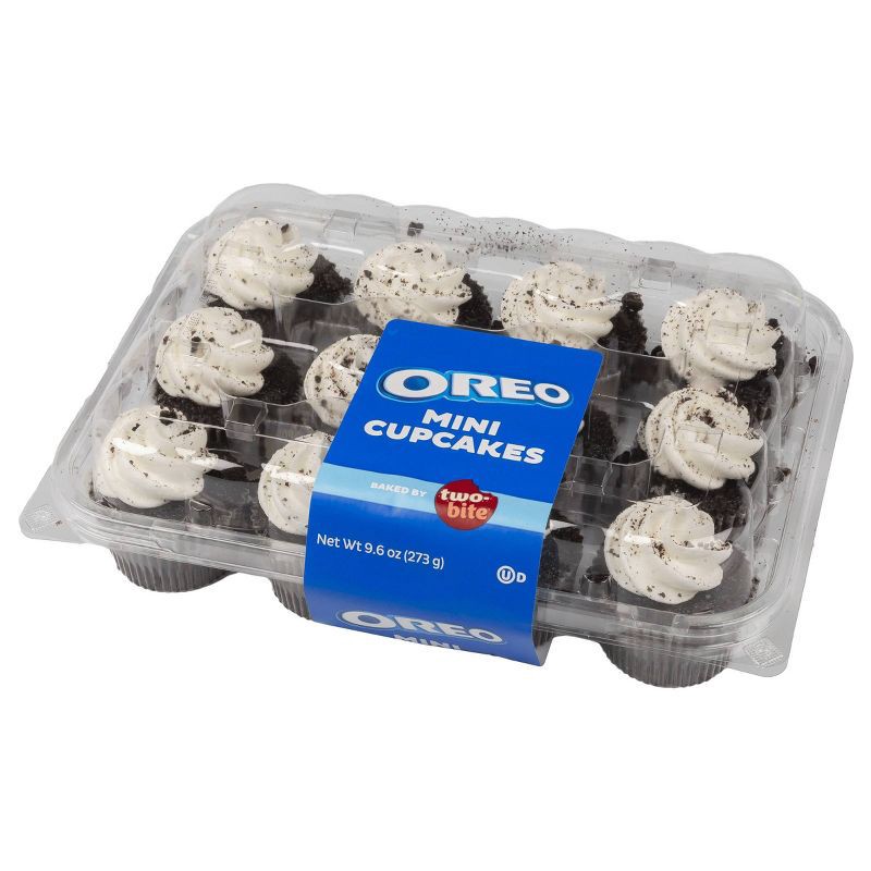 slide 1 of 7, Oreo Two Bite Mini Cupcakes - 9.6oz/12ct, 12 ct; 9.6 oz