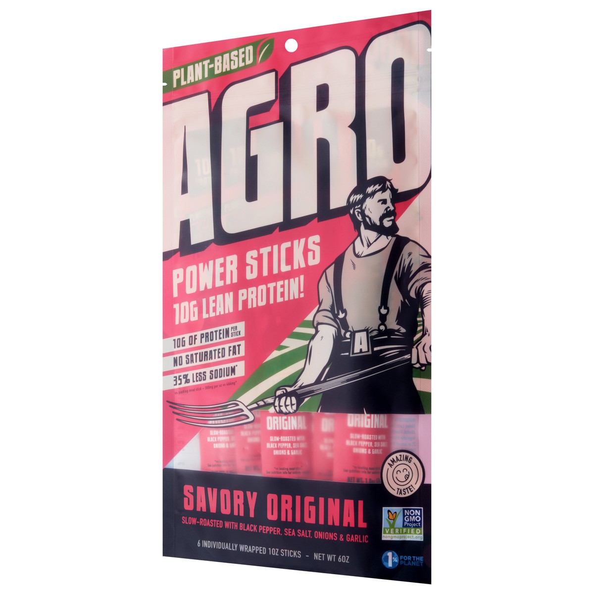 slide 2 of 4, Agro Jerky Original 6oz - 6 OZ, 6 oz