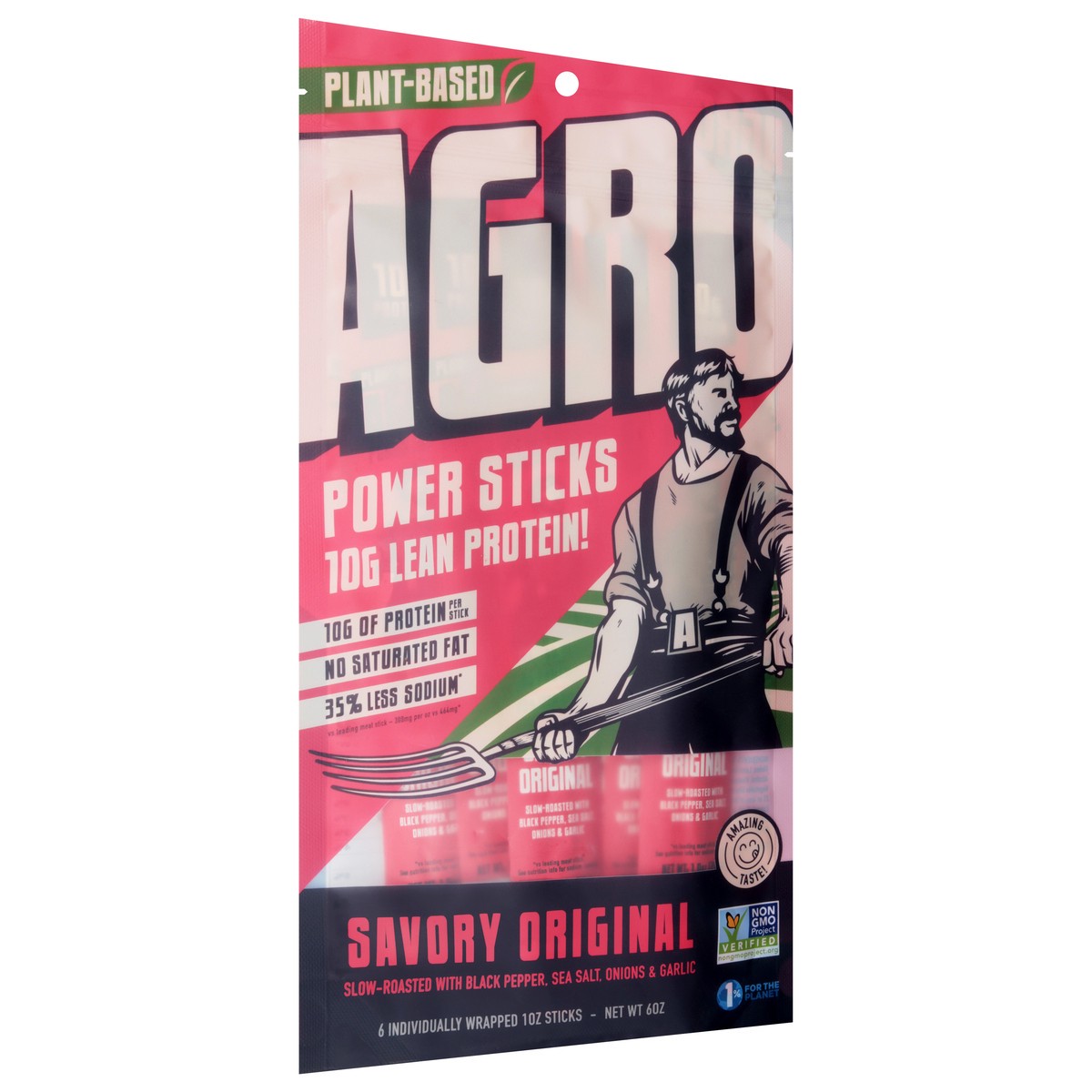 slide 3 of 4, Agro Jerky Original 6oz - 6 OZ, 6 oz