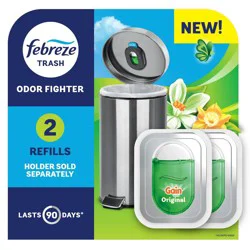 Febreze Trash Air Freshener Refills Gain Original - 0.33oz/2ct