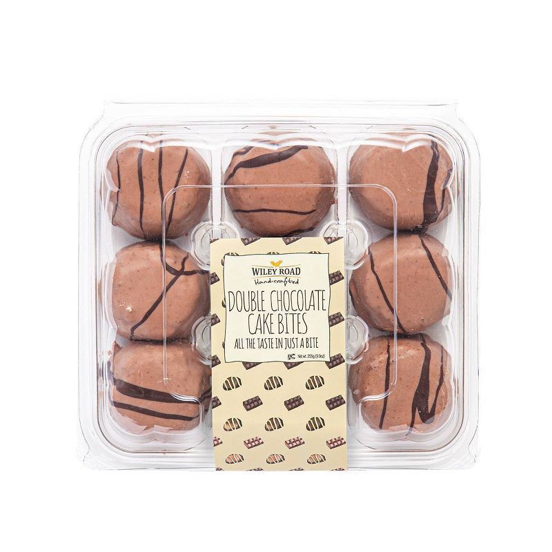 slide 1 of 4, Wiley Road Foods Chocolate Cake Bites - 9oz/9ct, 9 oz; 9 ct