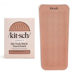 Kitsch Heat Tools Mat & Travel Pouch - Terracotta