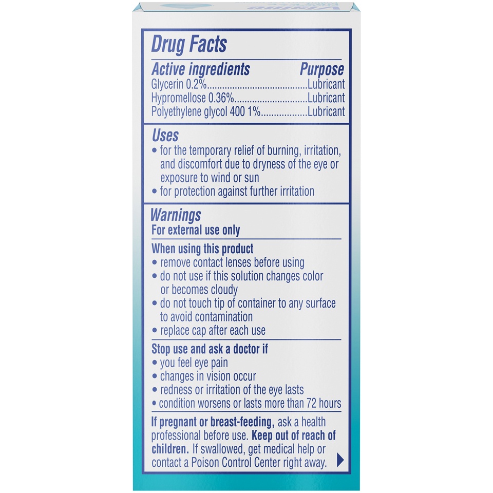 slide 6 of 6, VISINE All Day Comfort Dry Eye Relief Eye Drops, 0.5 Fl. Oz, 0.50 fl oz